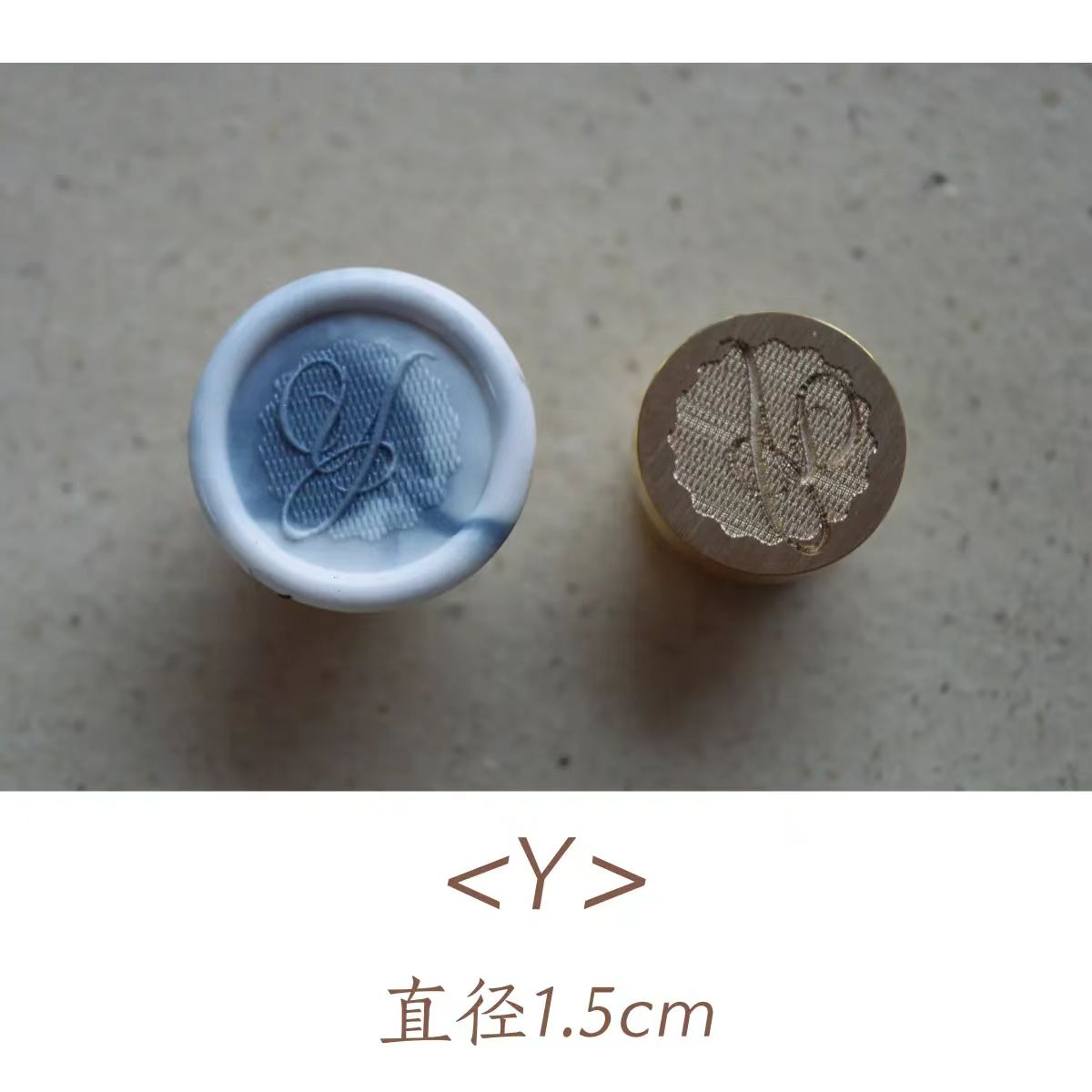 Wax seals copper head seal (26 letters) Uppercase Letter (Diameter 1.5cm)