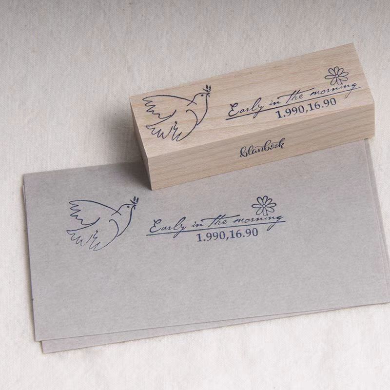 Journal wooden stamp