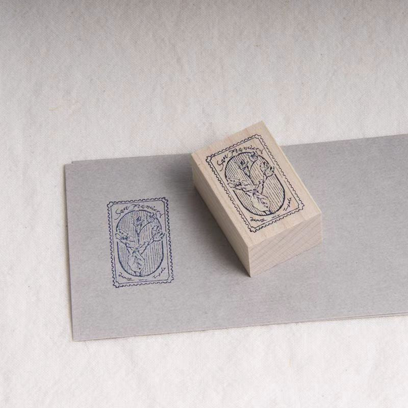 Journal wooden stamp