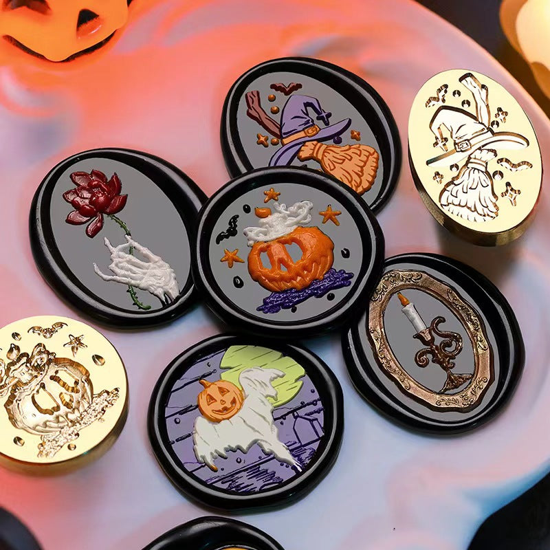 Wax seal Copper head seal (Diameter 25mm) Halloween