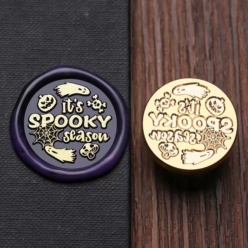 Wax seal Copper head seal (Diameter 25mm) Halloween