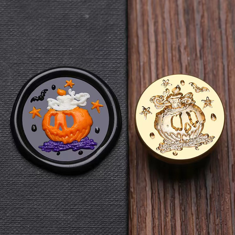 Wax seal Copper head seal (Diameter 25mm) Halloween