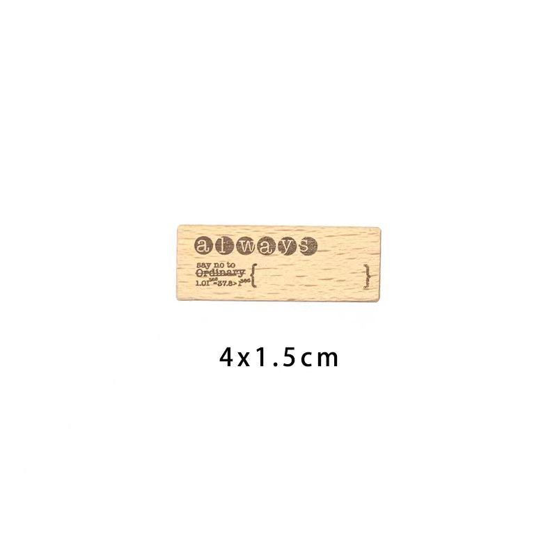 Wooden stamp