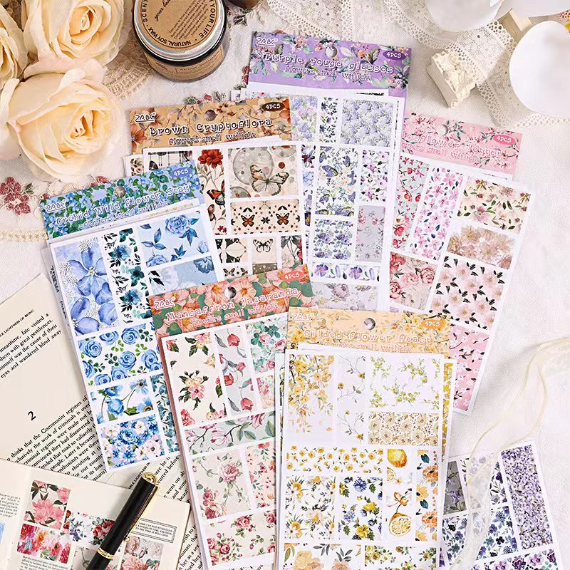 Journal sticker packs (flower)