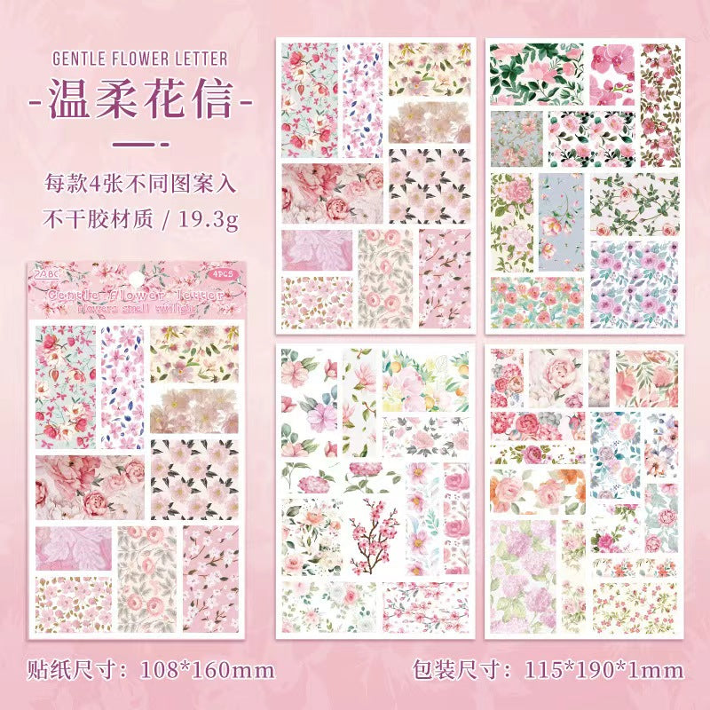 Journal sticker packs (flower)