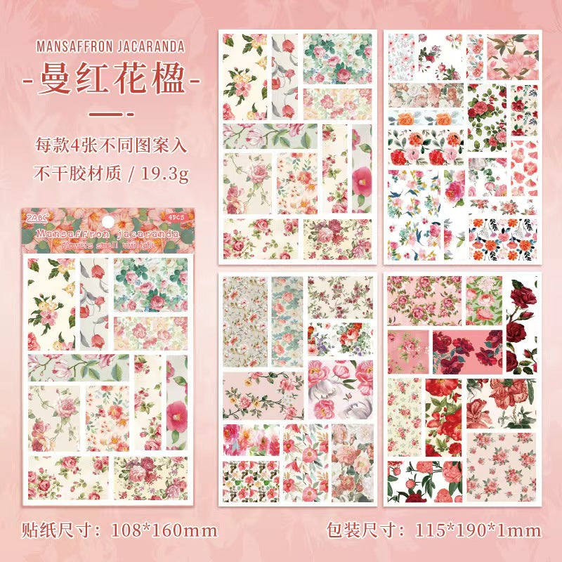 Journal sticker packs (flower)