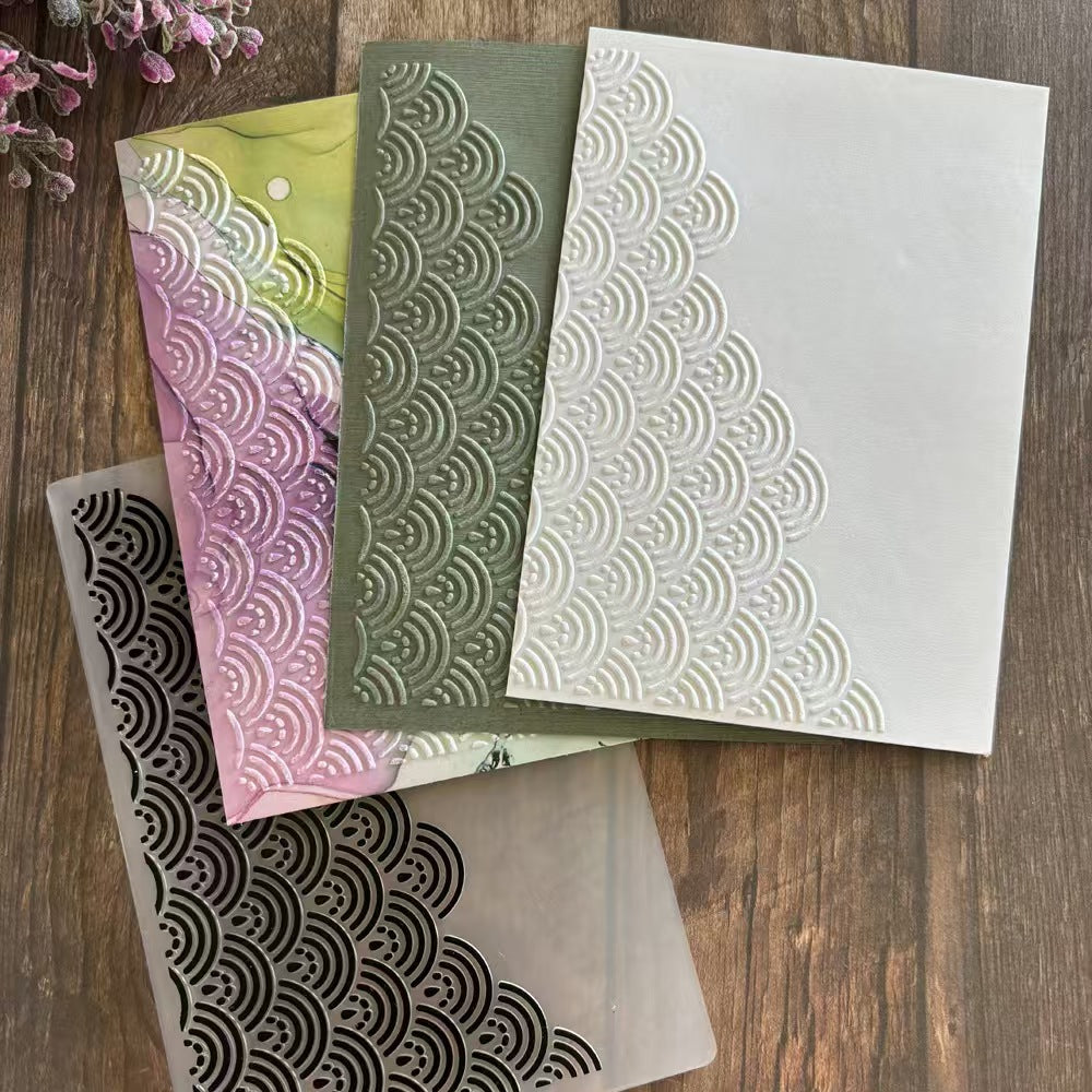 scrapbook DIY embossing folders