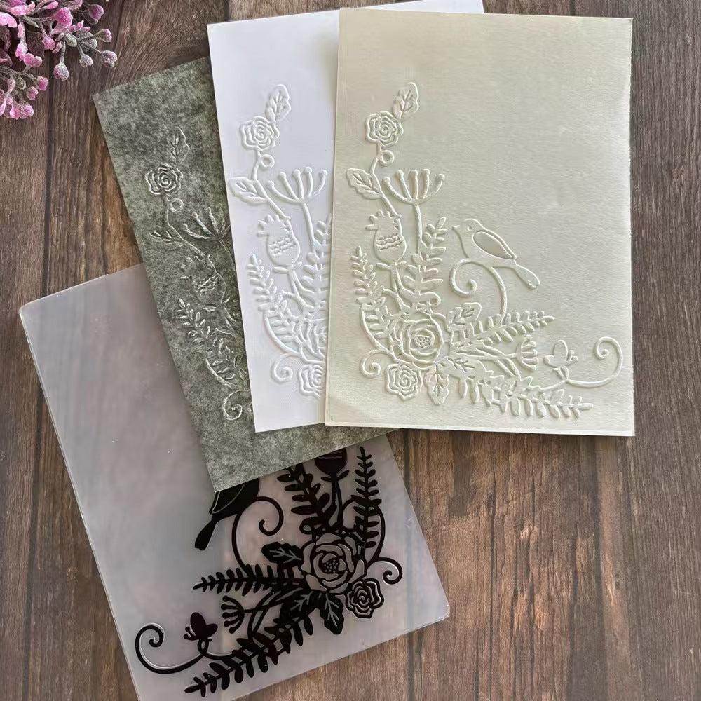 scrapbook DIY embossing folders