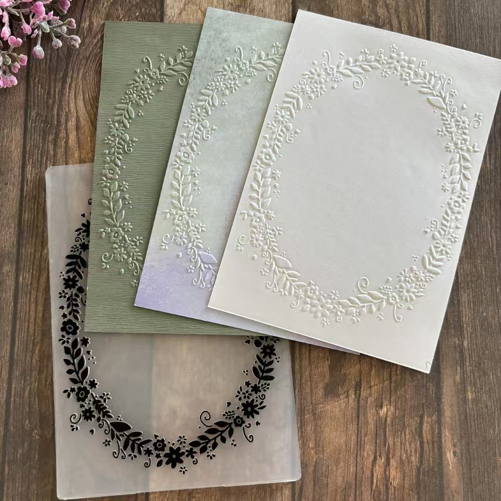 scrapbook DIY embossing folders