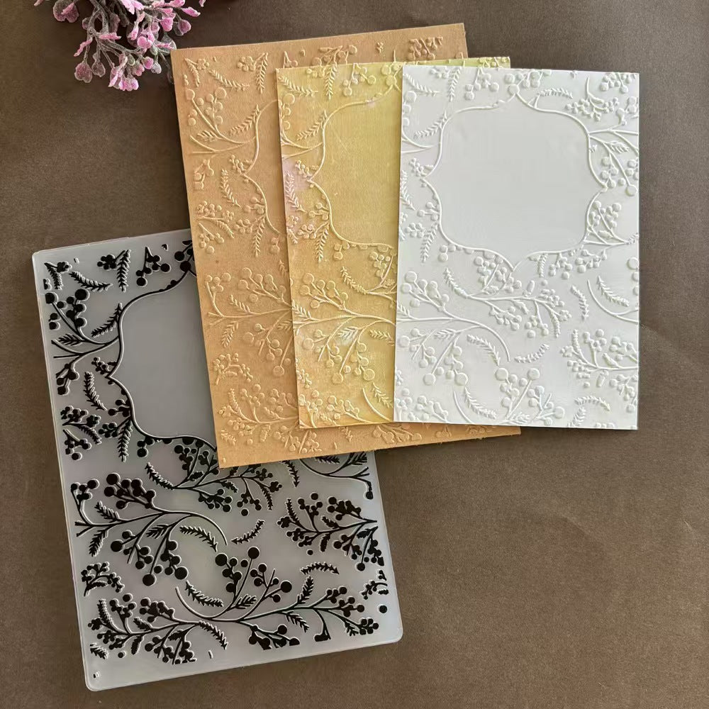 scrapbook DIY embossing folders