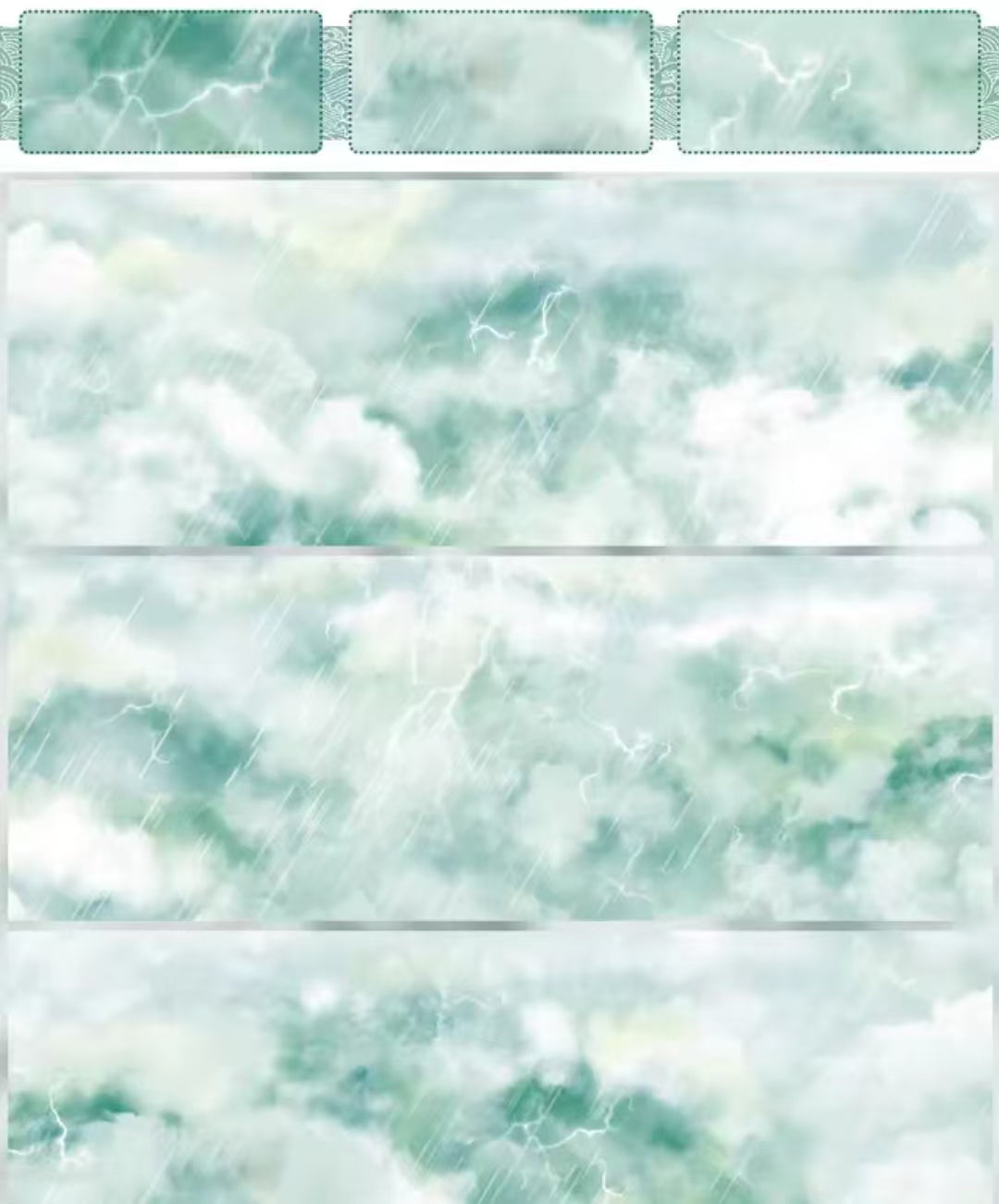 Journal tape (Sky clouds)