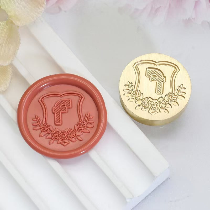 Wax seals copper head seal (26 letters) Diameter: 20mm