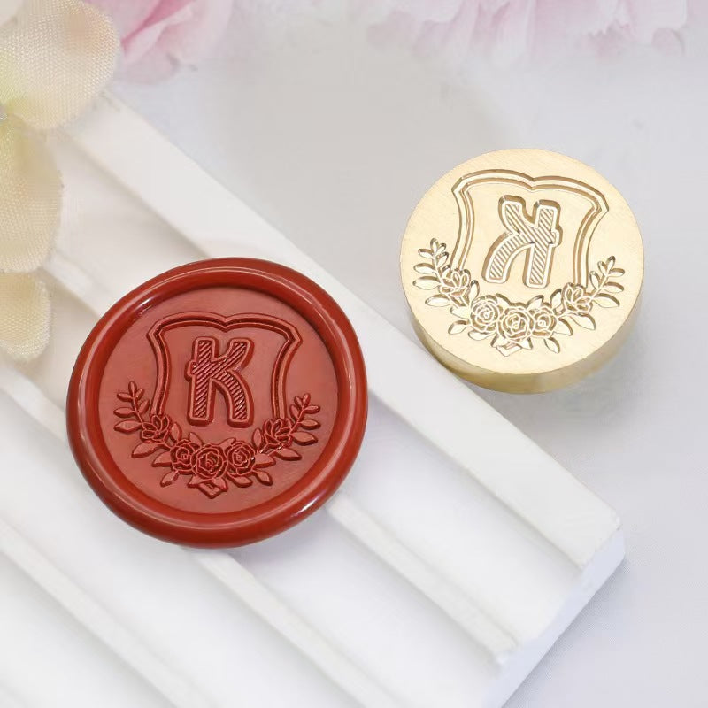 Wax seals copper head seal (26 letters) Diameter: 20mm