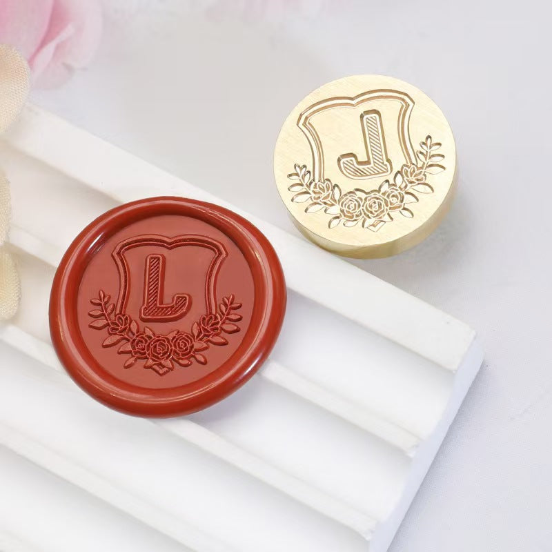 Wax seals copper head seal (26 letters) Diameter: 20mm