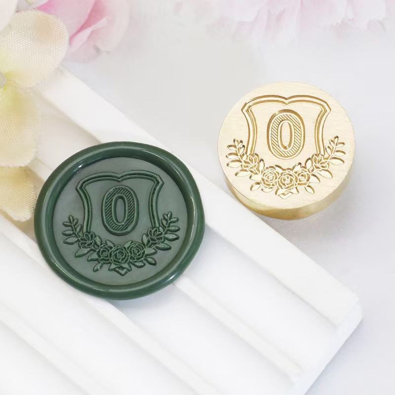 Wax seals copper head seal (26 letters) Diameter: 20mm