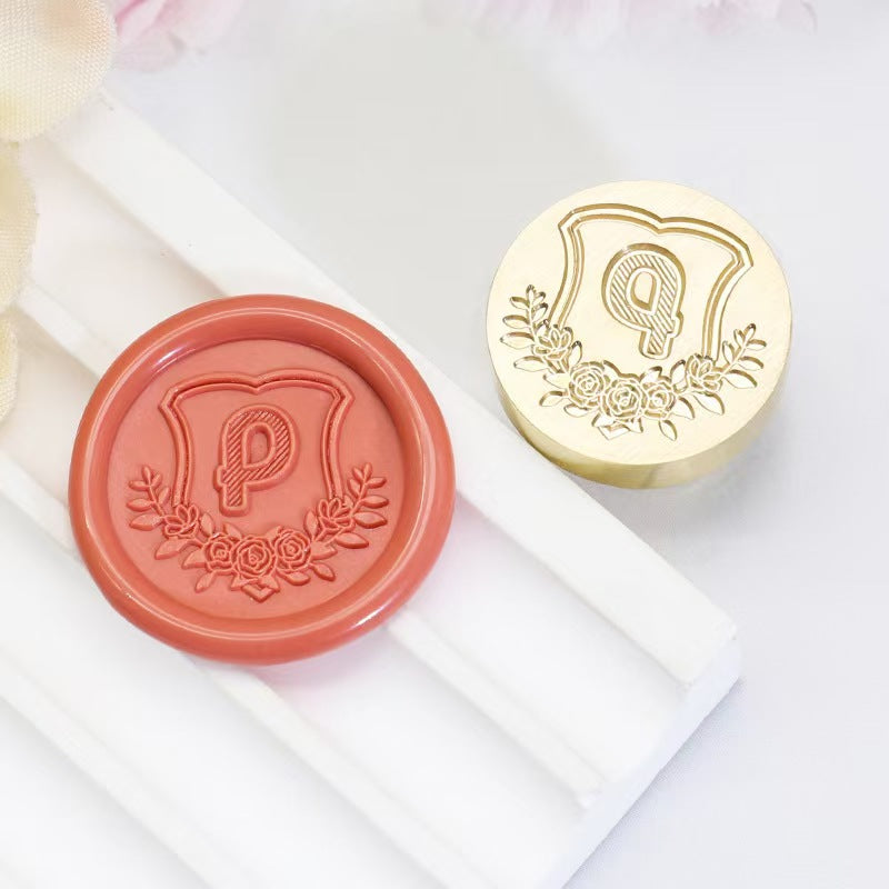 Wax seals copper head seal (26 letters) Diameter: 20mm