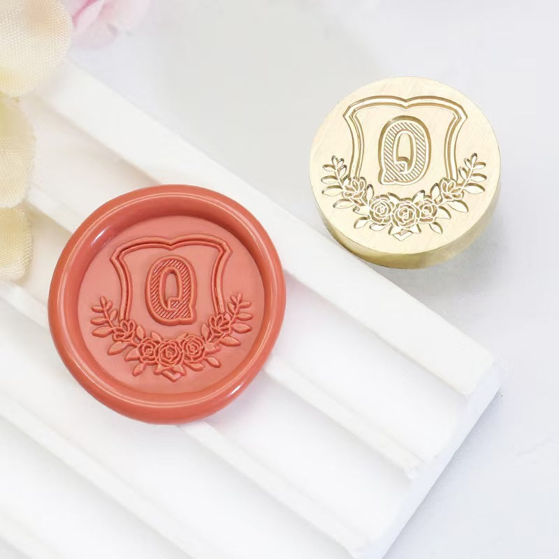 Wax seals copper head seal (26 letters) Diameter: 20mm