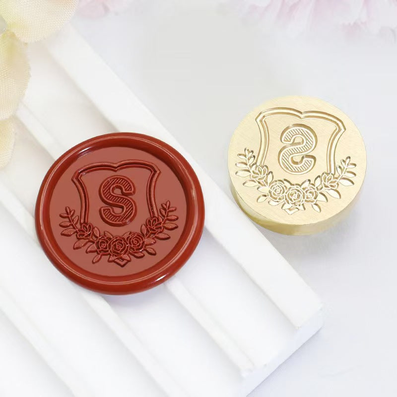 Wax seals copper head seal (26 letters) Diameter: 20mm