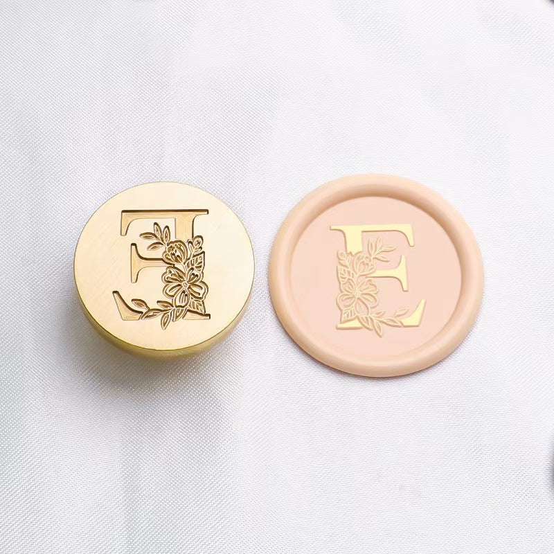 Wax seals copper head seal (26 letters) Diameter: 25mm