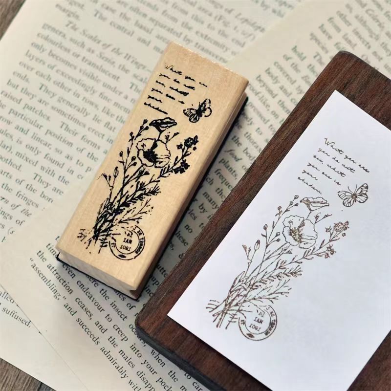 Journal wooden stamp (25*65mm)