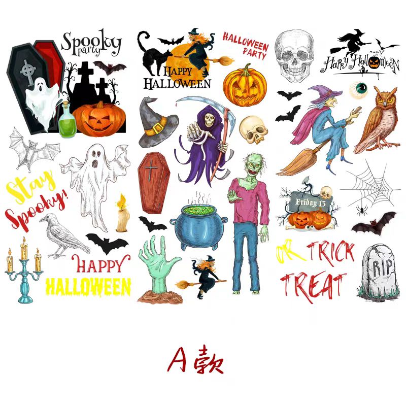 Autumn Halloween stickers