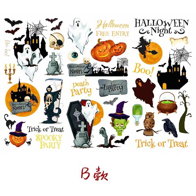 Autumn Halloween stickers