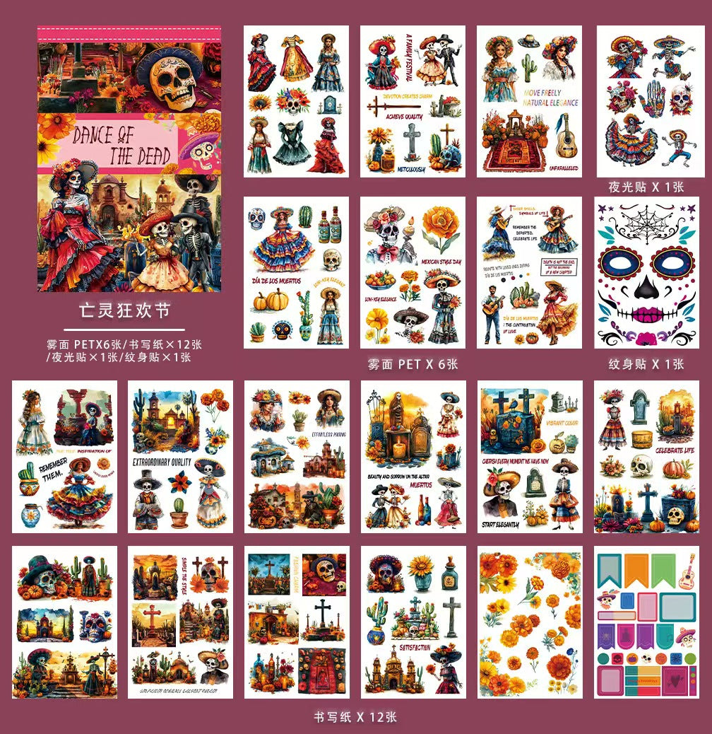 Autumn Halloween sticker book