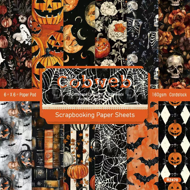 Autumn Halloween Dark Mystique journal supplies (paper packs)