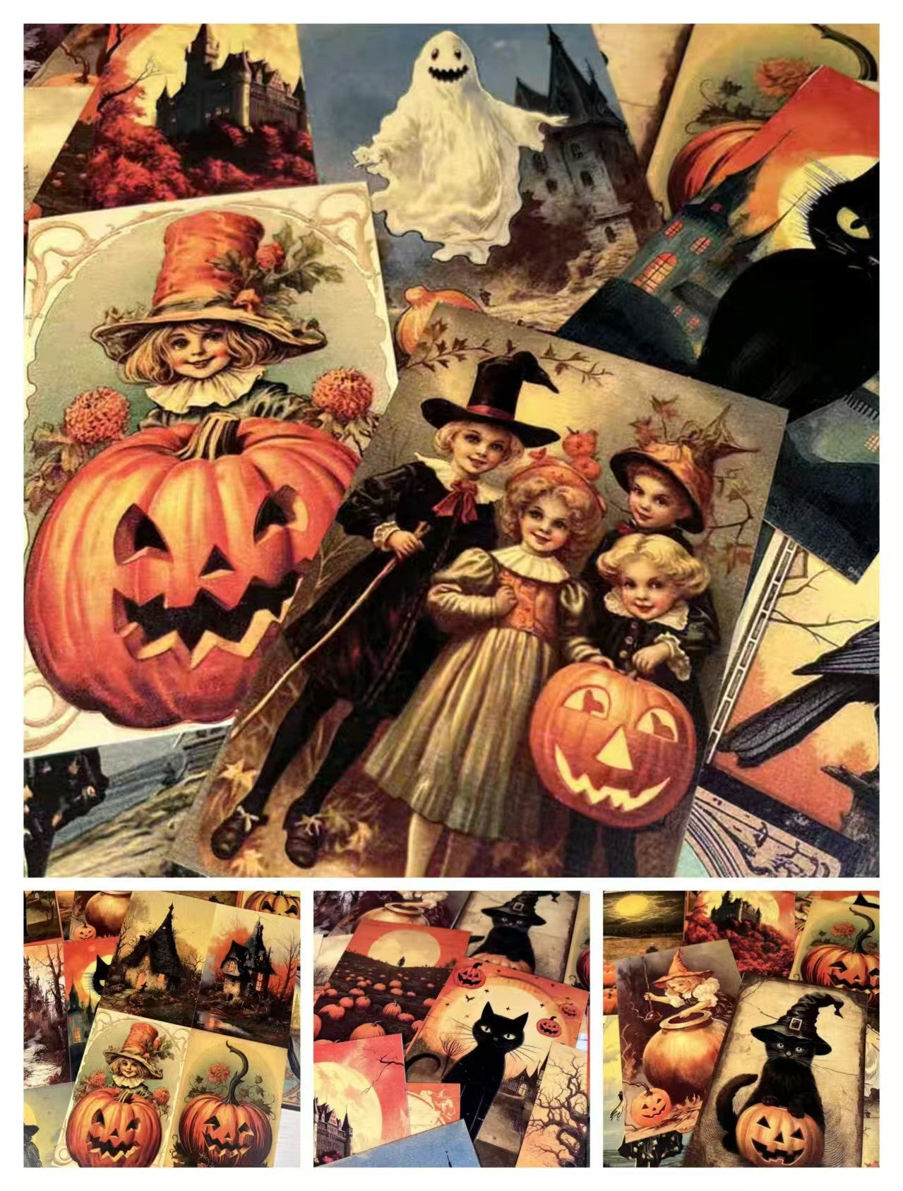 Autumn Halloween Dark Mystique journal supplies (paper packs)