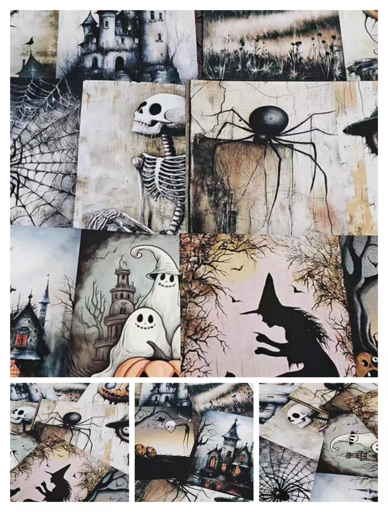 Autumn Halloween Dark Mystique journal supplies (paper packs)