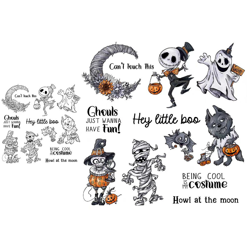 Autumn Halloween (clear stamp)