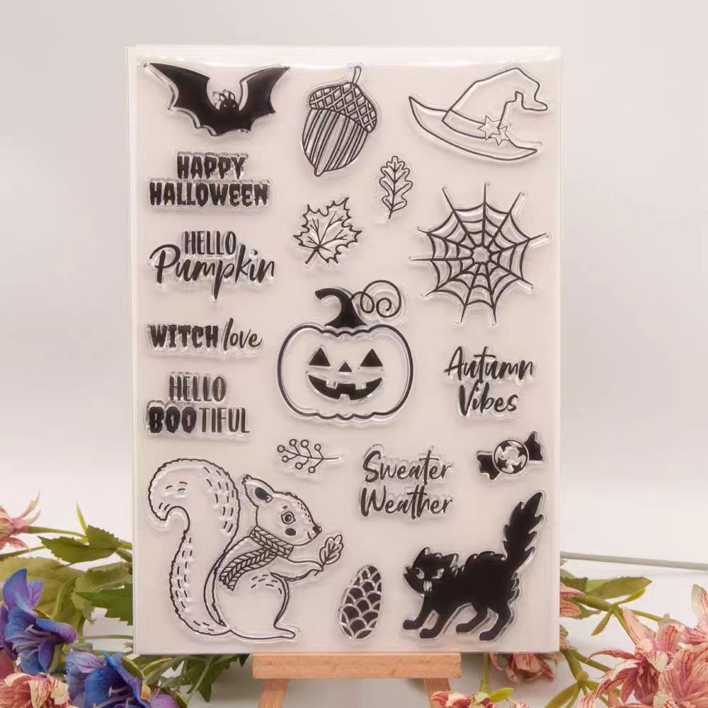 Autumn Halloween (clear stamp)