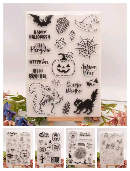 Autumn Halloween (clear stamp)