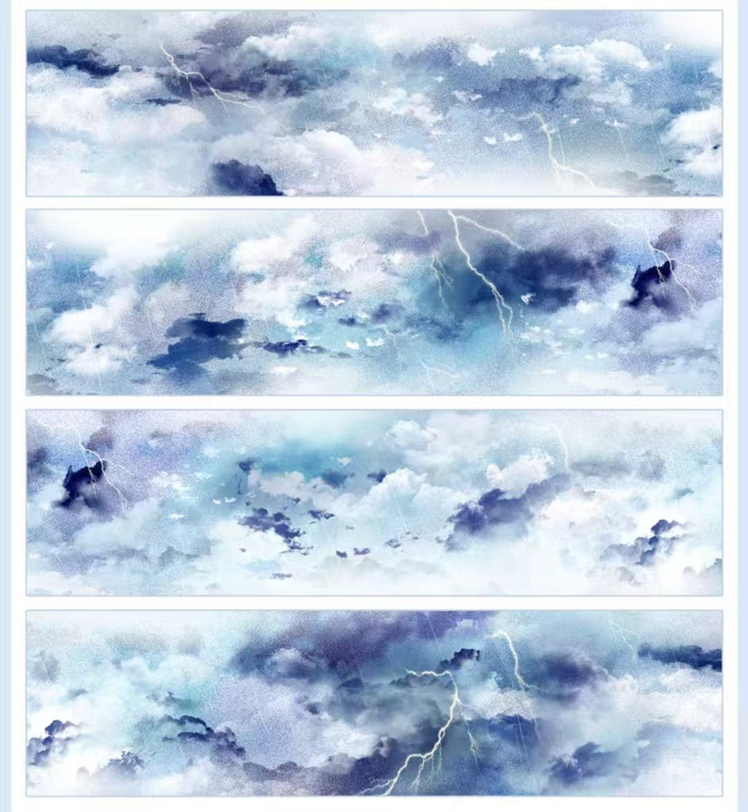 Journal tape (Sky clouds)