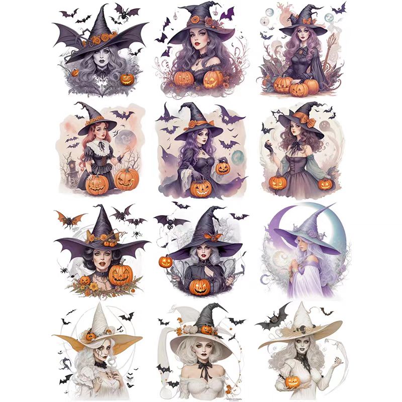 Autumn Halloween Dark Mystique journal supplies （stickers)