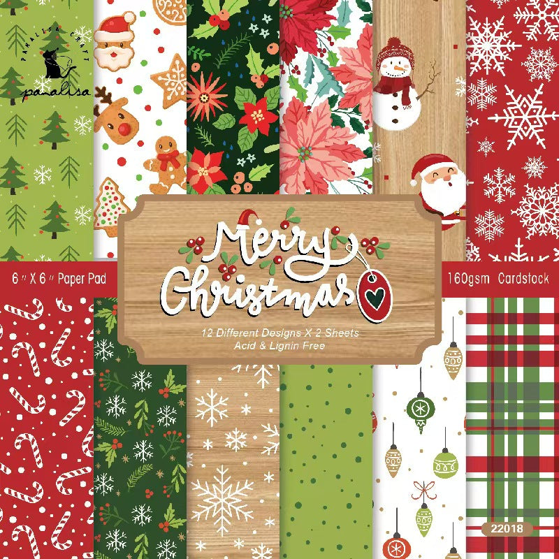 Christmas supplies （Paper packs）24sheets/pack