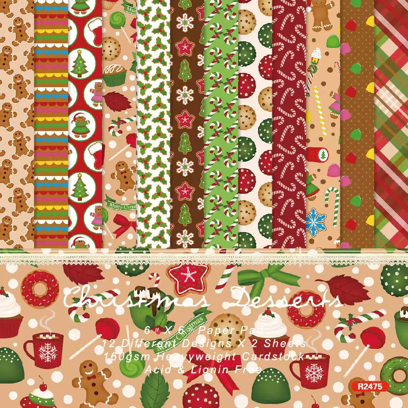 Christmas supplies （Paper packs）24sheets/pack