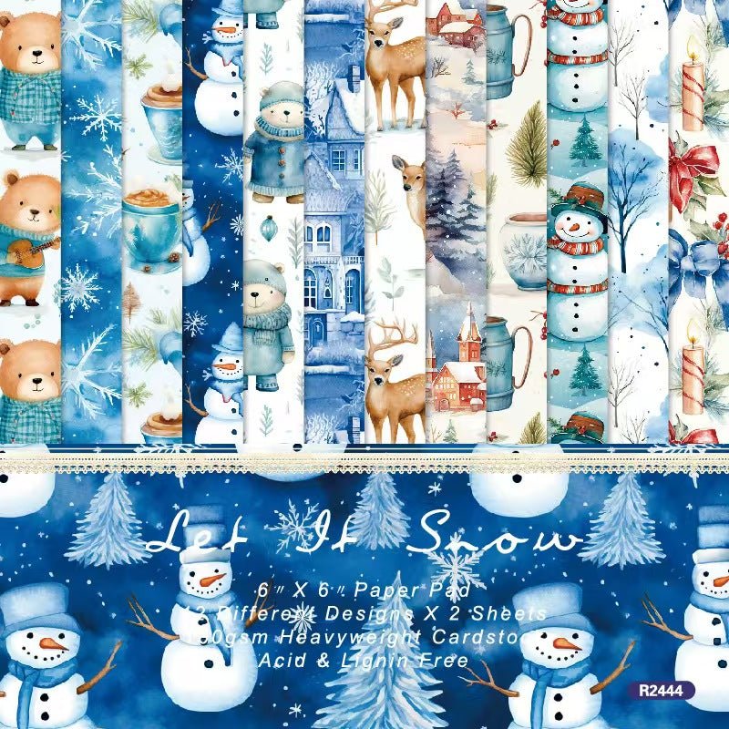 Christmas supplies （Paper packs）24sheets/pack