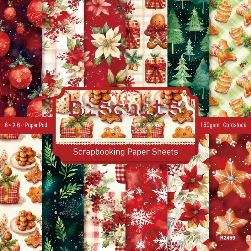 Christmas supplies （Paper packs）24sheets/pack