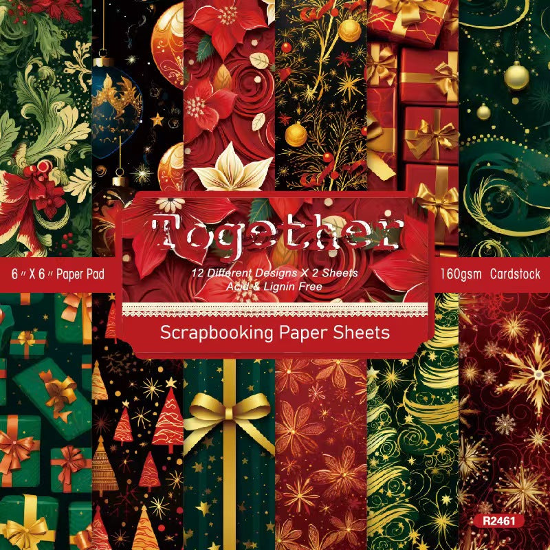 Christmas supplies （Paper packs）24sheets/pack