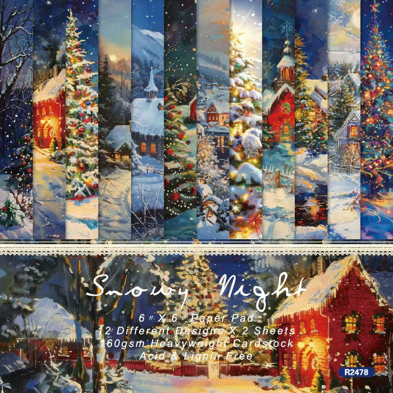 Christmas supplies （Paper packs）24sheets/pack