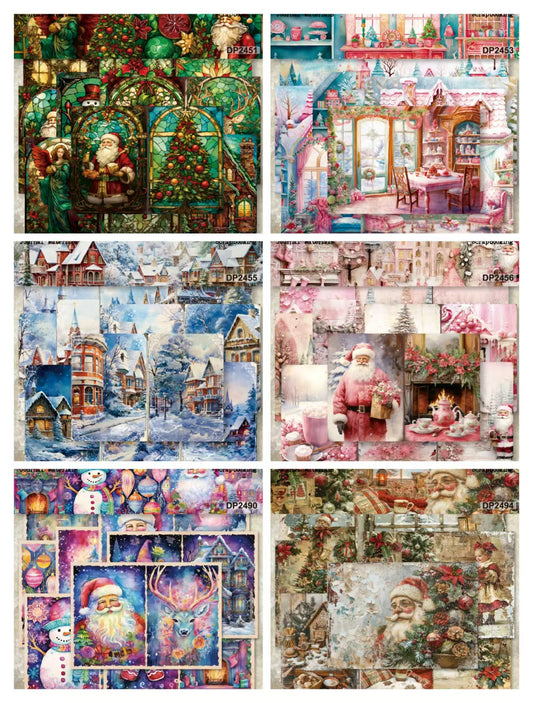 Christmas supplies (paper packs) A5:8pcs/pack