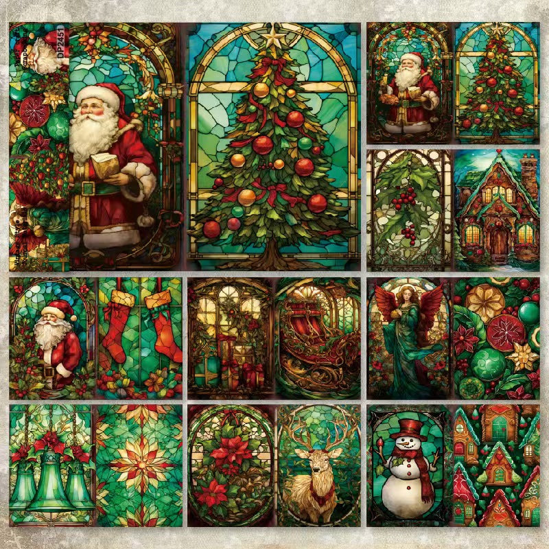 Christmas supplies (paper packs) A5:8pcs/pack