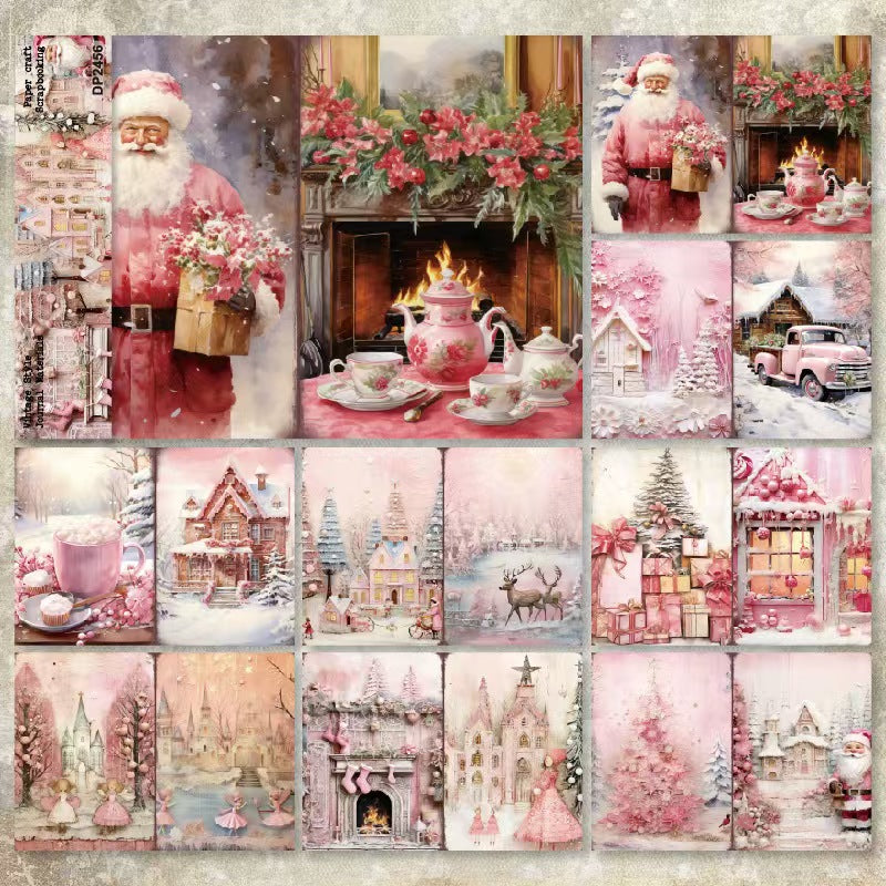 Christmas supplies (paper packs) A5:8pcs/pack