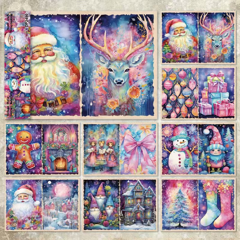 Christmas supplies (paper packs) A5:8pcs/pack