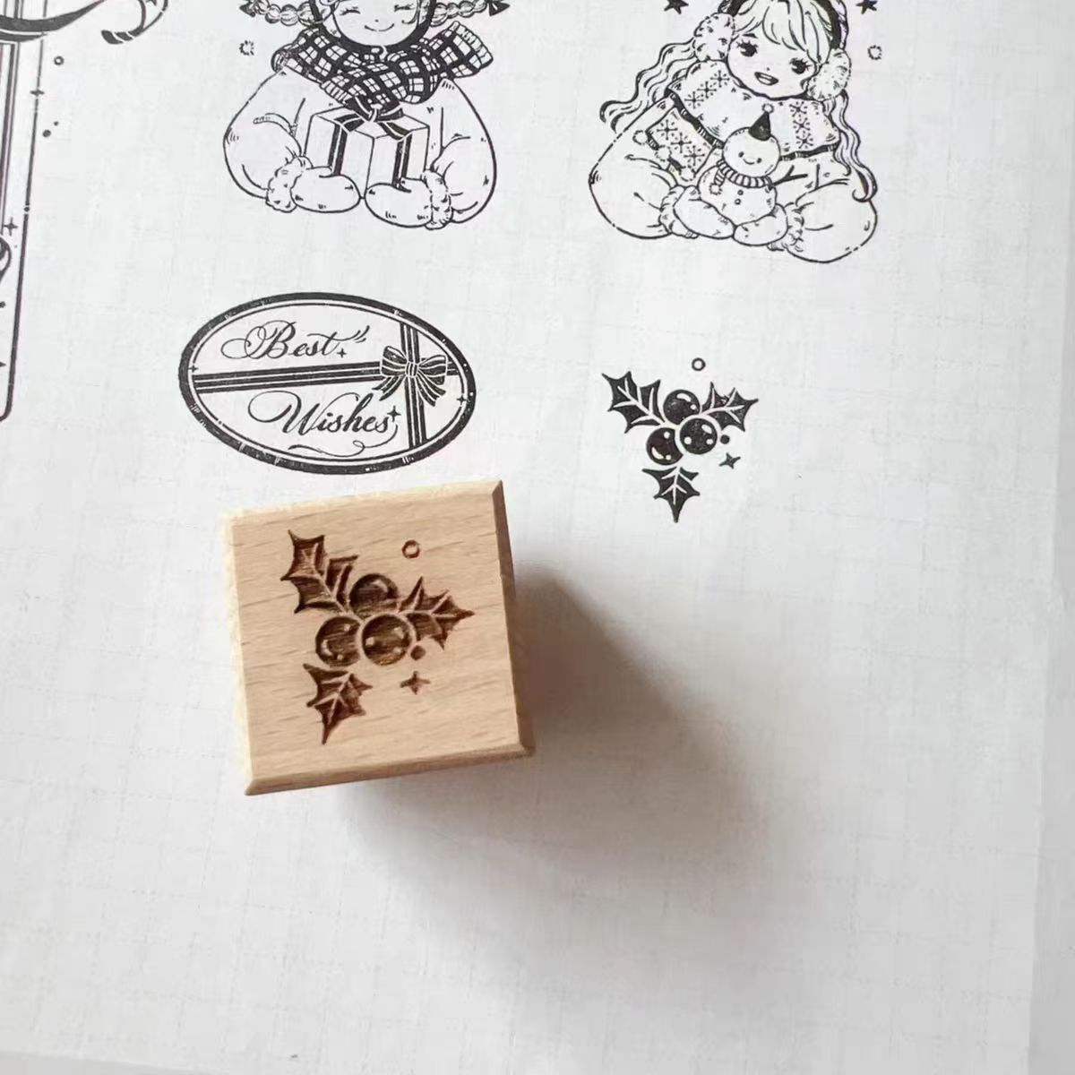 Wooden stamp (Christmas)