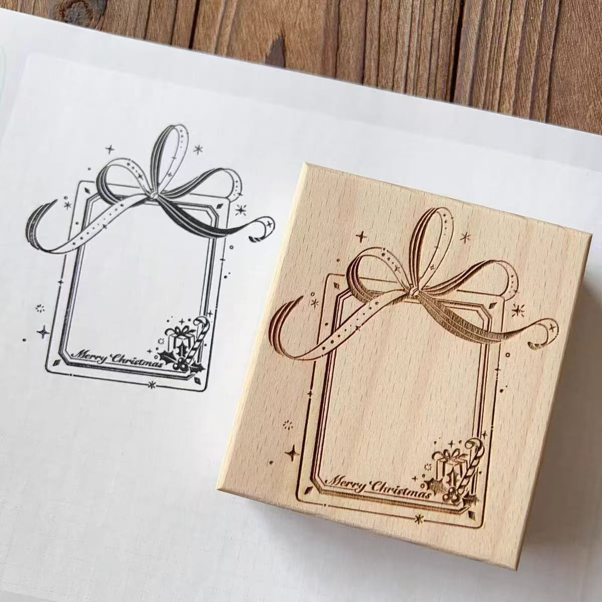 Wooden stamp (Christmas)