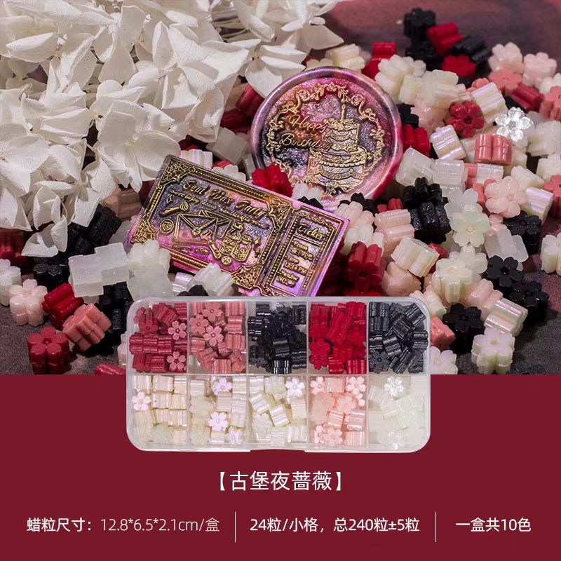 Sealing Wax Cherry blossoms Shape (240 capsules/box)