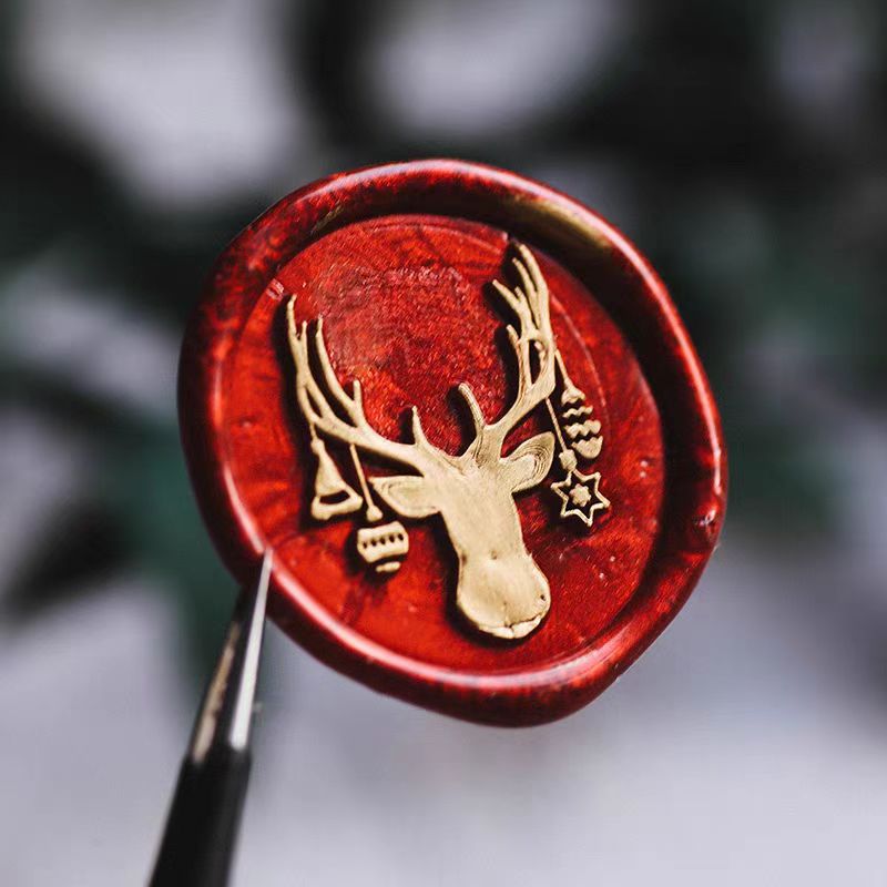 Wax seal Copper head seal (Christmas)