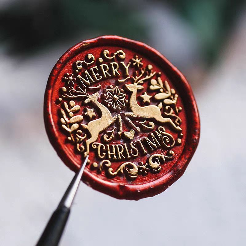 Wax seal Copper head seal (Christmas)